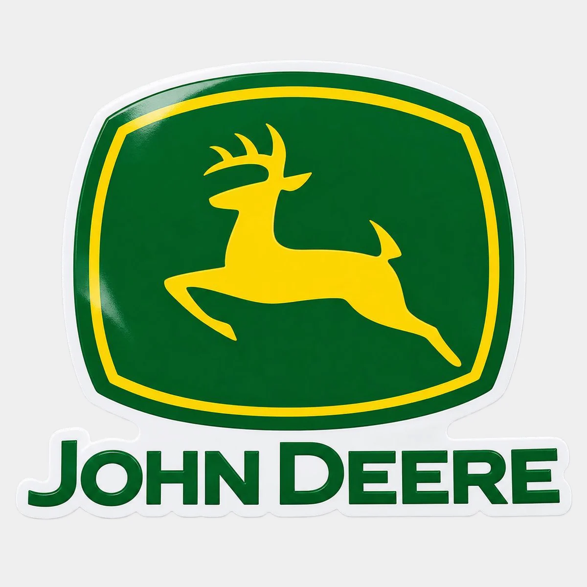 Naklejka John Deere – logo na ciągnik